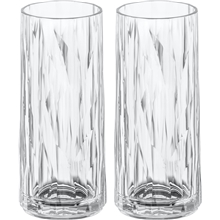 Club No. 3 Longdrinkglas Plast 250 ml 2-pak