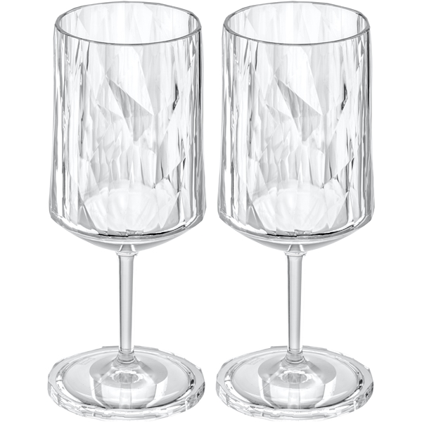 Club No. 4 Rødvinsglas Plast 300 ml 2-pak (Billede 1 af 5)