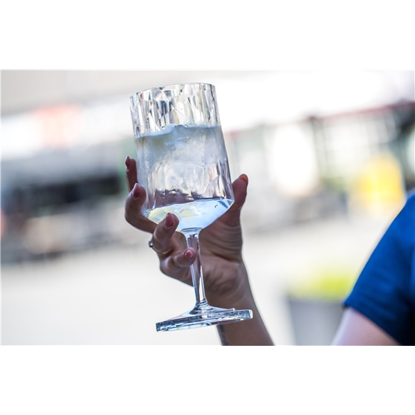 Club No. 4 Rødvinsglas Plast 300 ml 2-pak (Billede 5 af 5)