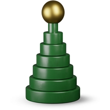 19,5 cm - Kay Bojesen Juletræ