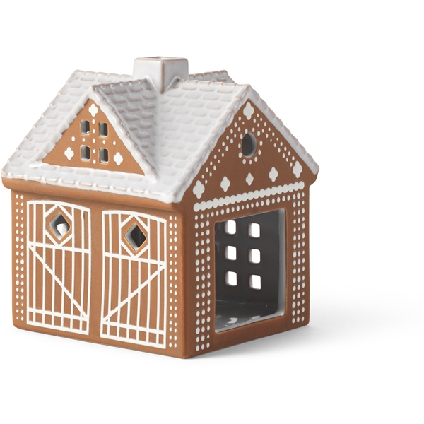 Peberkage Lys Hus Jule Stald (Billede 1 af 4)