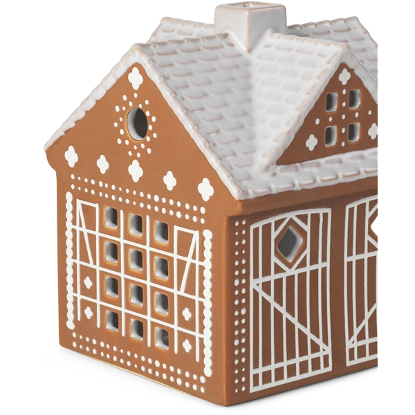 Peberkage Lys Hus Jule Stald (Billede 2 af 4)