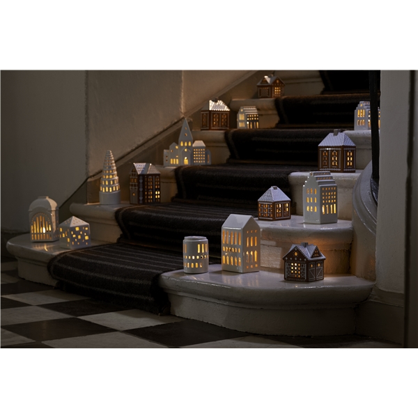 Peberkage Lys Hus Jule Stald (Billede 4 af 4)