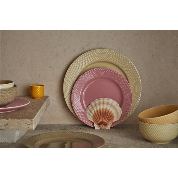 Lyngby Rhombe Earth Tallerken 27cm (Billede 5 af 5)