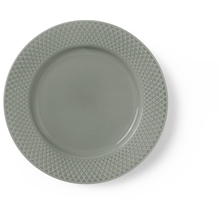Lyngby Rhombe Earth Frokosttallerken 21 cm