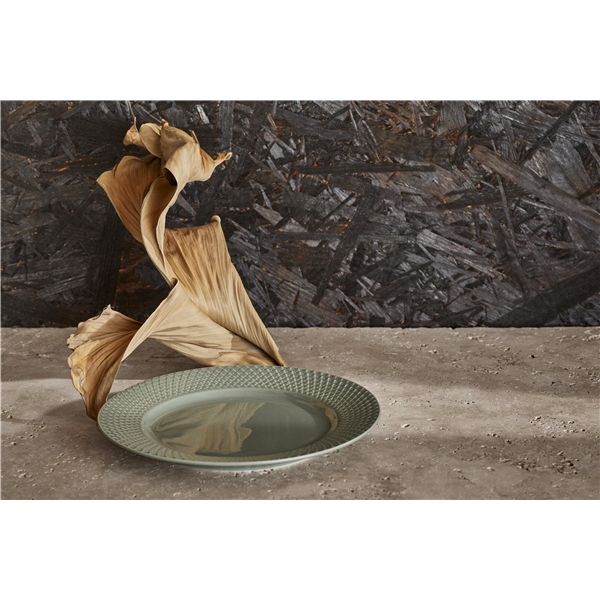 Lyngby Rhombe Earth Frokosttallerken 21 cm (Billede 3 af 5)