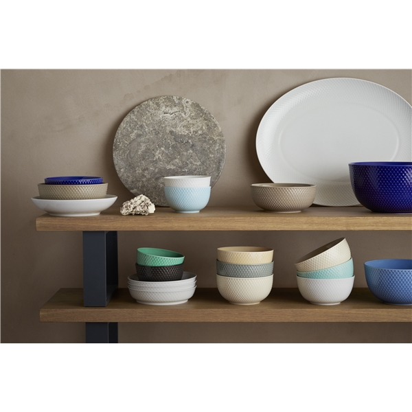 Lyngby Rhombe Earth Skål 11 cm (Billede 6 af 6)