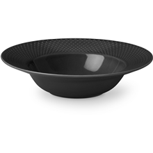 Lyngby Rhombe Earth Dyb tallerken 24,5 cm