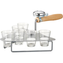 Mura Murske med 6 stk. glas og ringeklokke