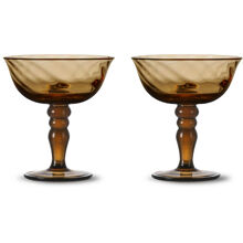 Italiensk champagneglas Opacity 2-pak