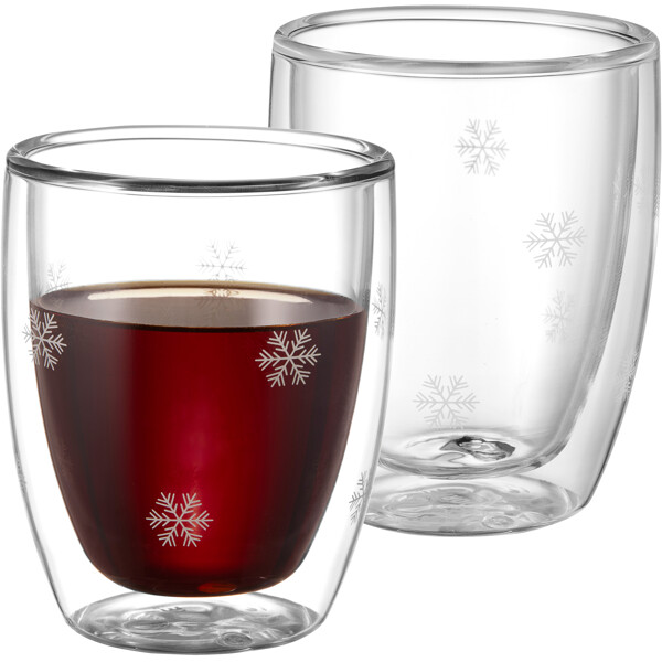 Snefnug Dobbeltvægget Glas 2-pak (Billede 1 af 2)