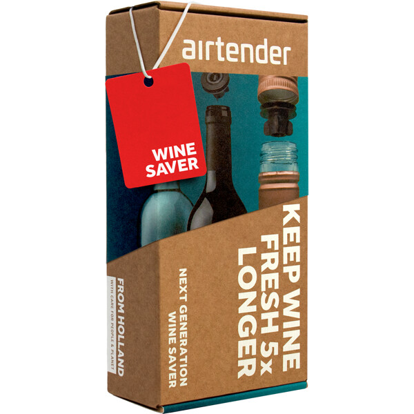 Airtender Vakuumforsegler til vin (Billede 3 af 5)