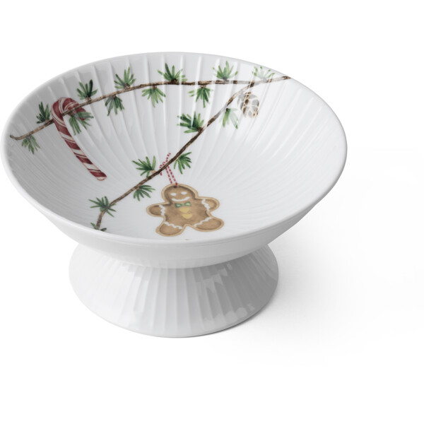 Hammershøi Juleskål på fod 16 cm (Billede 1 af 8)