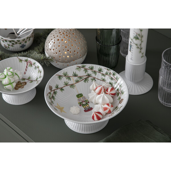 Hammershøi Juleskål på fod 16 cm (Billede 5 af 8)