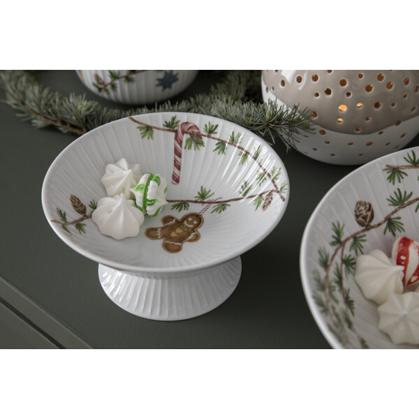Hammershøi Juleskål på fod 16 cm (Billede 8 af 8)