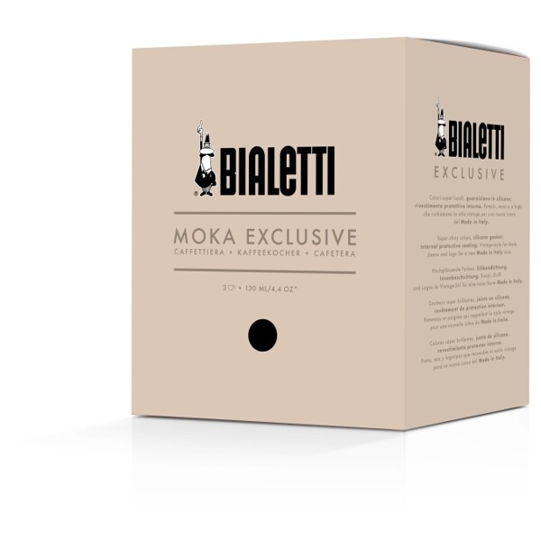 Bialetti Kaffekoger Moka Exclusive Sort (Billede 2 af 2)