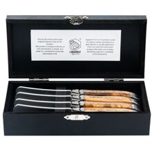 Smørkniv Laguiole Oliven 4-pak