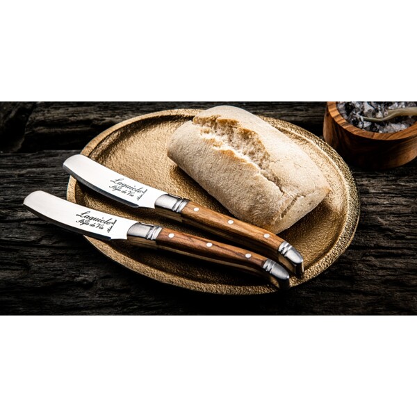 Smørkniv Laguiole Oliven 4-pak (Billede 6 af 6)