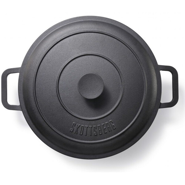 Skottsberg Gryde Støbejern med låg (Billede 2 af 8)