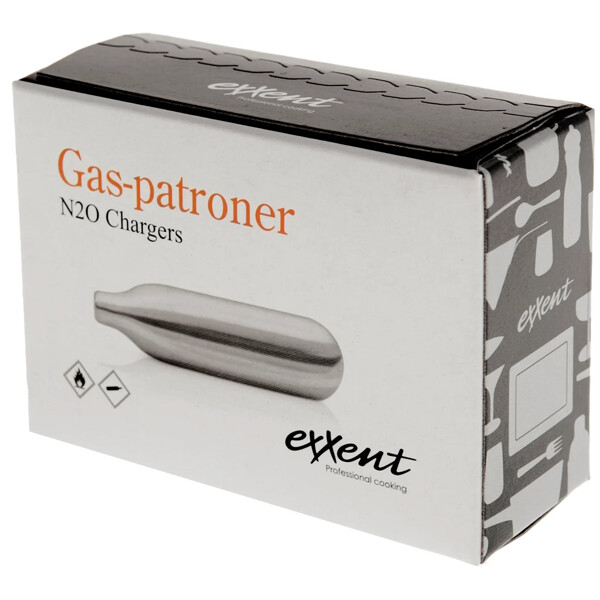 Exxent N2O-patroner til flødesifoner 10-pak (Billede 1 af 2)