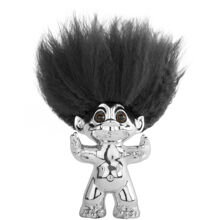 Lykketroll 9 cm Krom