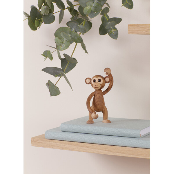 Swing Monkey Trædekoration Eg (Billede 3 af 3)