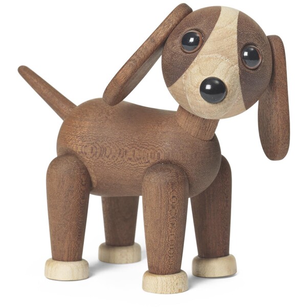 Twix Hund Trædekoration Mahogni (Billede 1 af 4)