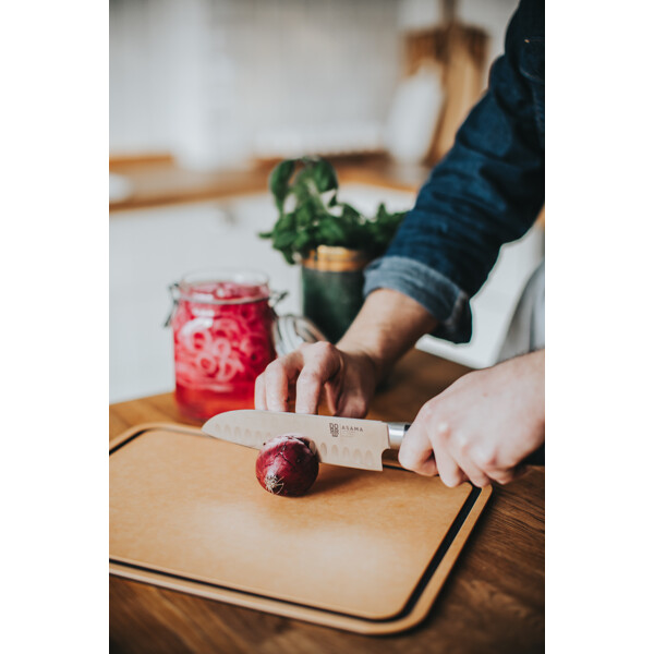 Asama Santoku kokkekniv (Billede 2 af 4)