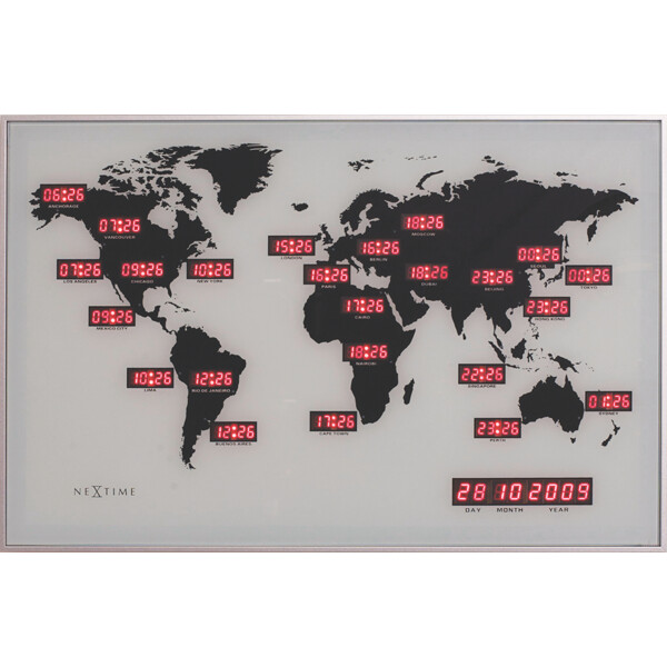 World Time Digit Vægur (Billede 1 af 4)