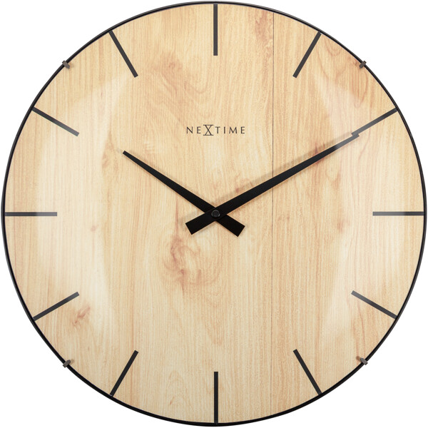 Edge Wood Dome Vægur 35 cm (Billede 1 af 6)