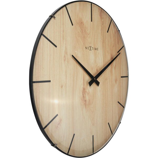 Edge Wood Dome Vægur 35 cm (Billede 2 af 6)