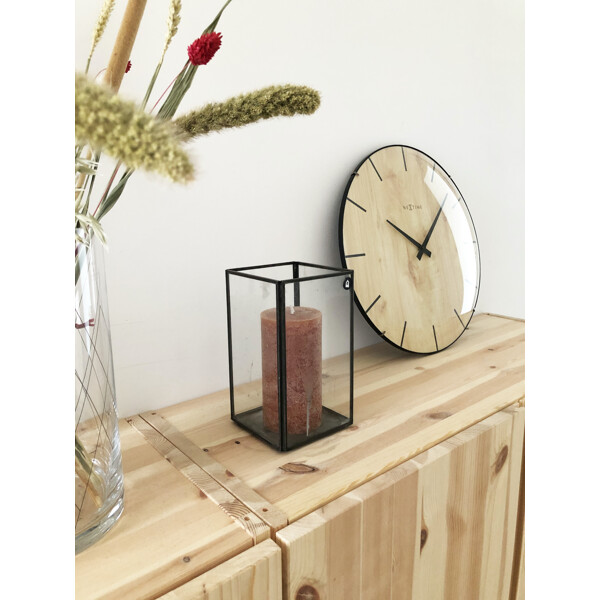 Edge Wood Dome Vægur 35 cm (Billede 6 af 6)