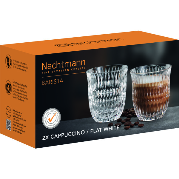 Ethno Barista Cappuccino Glas 23,4cl 2-pak (Billede 5 af 5)