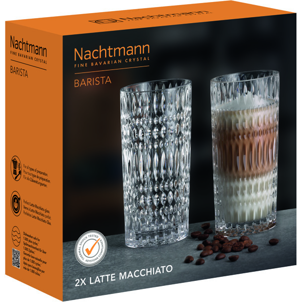 Ethno Barista Latte Glas 43,4cl 2-pak (Billede 4 af 4)