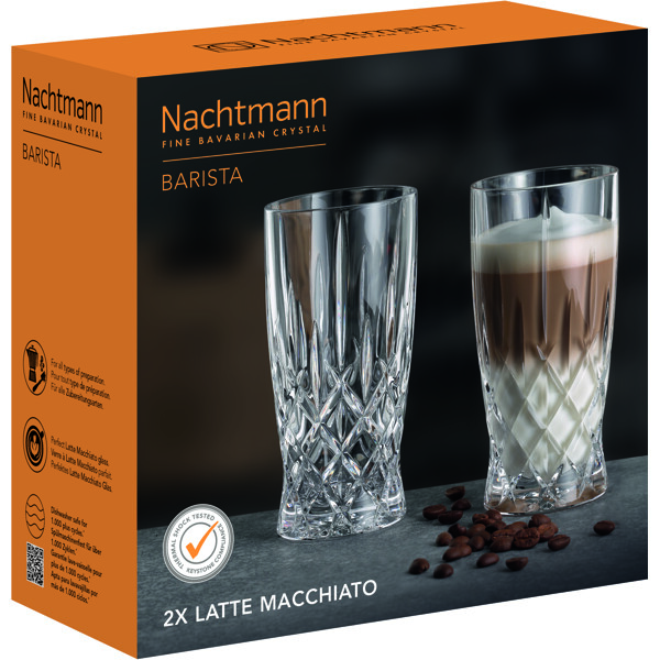 Noblesse Barista Latte Glas 35cl 2-pak (Billede 4 af 4)