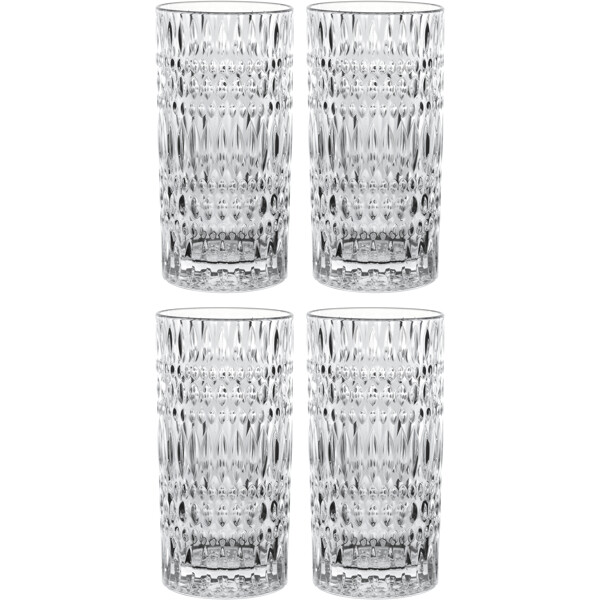 Ethno Longdrinksglas 43,4cl 4-pak (Billede 1 af 5)
