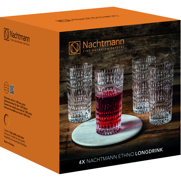 Ethno Longdrinksglas 43,4cl 4-pak (Billede 5 af 5)