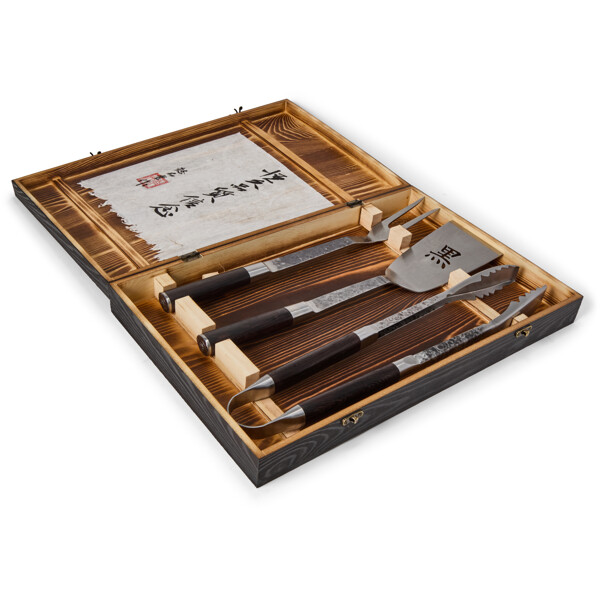 Satake Kuro 3-dels BBQ Sæt (Billede 5 af 5)