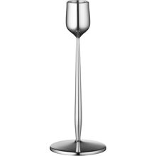 Lysestage Dorotea 18 cm Blank stål