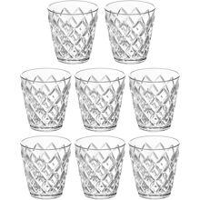 Crystal Drikkeglas 8-pak 8 st/pakke Klar