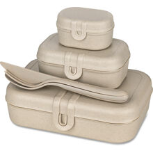 Pascal Ready Set Madkasse og bestik 1 set Beige