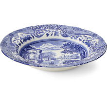 Blue Italian Suppetallerken