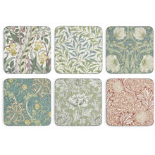 Morris & Co Glasunderlag 6 st/pakke Pimpernel