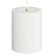 Hvid - LED Bloklys 7,5x10 cm