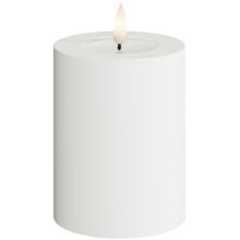 Hvid - LED Bloklys Udendørs 7,5x10 cm