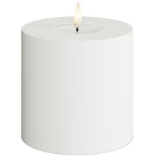 Hvid - LED Bloklys Udendørs 10x10 cm