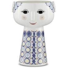 Eva Vase 18,5 cm Mørkeblå Mørkeblå