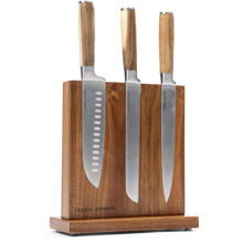 Orrefors Jernverk Knivholder Akacietræ