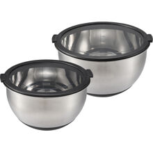 1 set - Belki Bunke Rustfri 2,5 & 3,5 L med låg