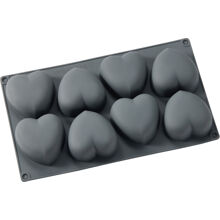 Beck Bageform Hjerte 8 stk Silikone